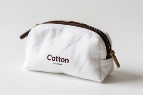 Cotton Cosmetic Cases, Retail Pack