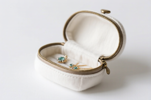 Cotton Jewelry Cases, Retail Pack
