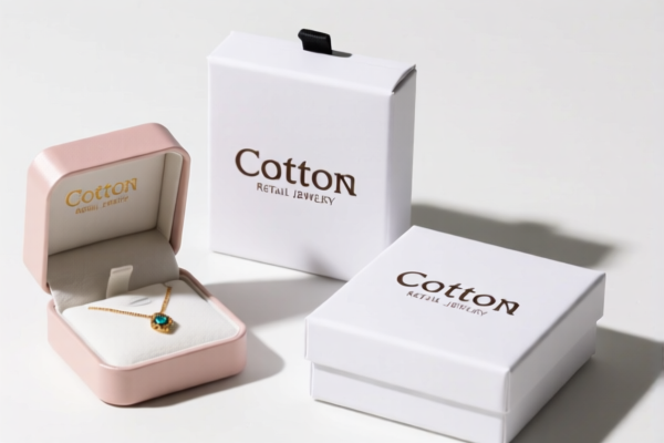 Cotton Retail Jewelry Boxes