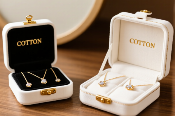 Cotton Retail Jewelry Cases