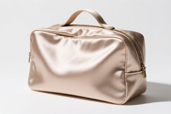 Silk Cosmetic Organizer Bag with Large Capacity