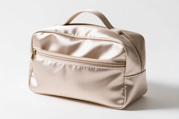 Silk Cosmetic Organizer Bag with Large Capacity