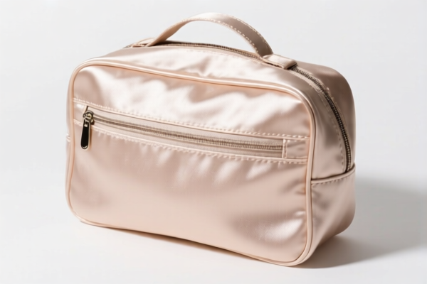 Silk Cosmetic Organizer Bag with Large Capacity