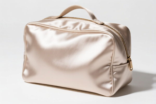 Silk Cosmetic Organizer Bag with Large Capacity