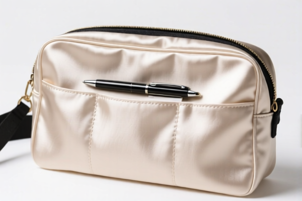 Silk Document Organizer Bag with Pen Slot