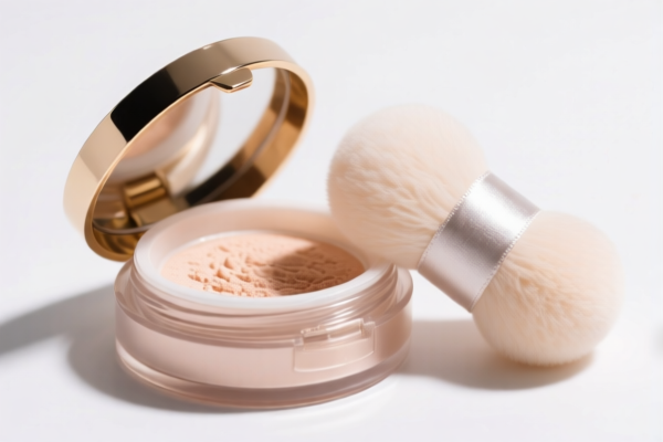 Silk Powder Box with Puff