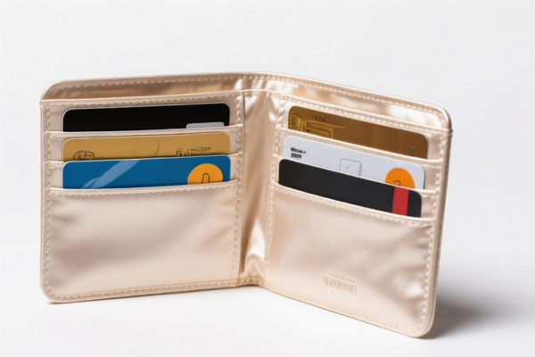 Silk Wallet with Multiple Card Slots