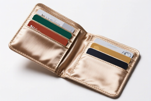 Silk Wallet with Multiple Card Slots