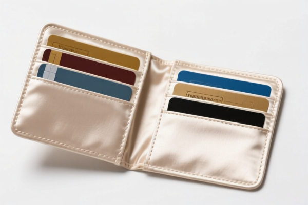 Silk Wallet with Multiple Card Slots