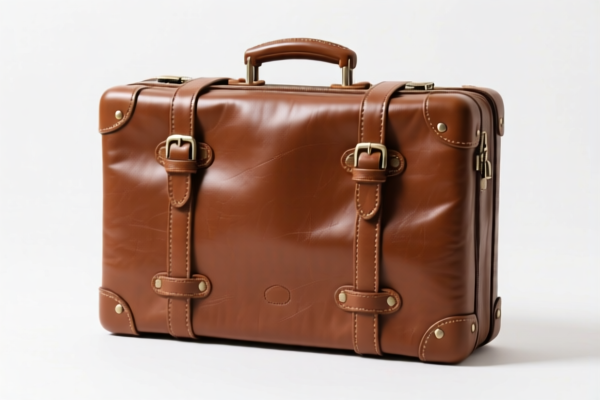 Leather Travel Suitcase