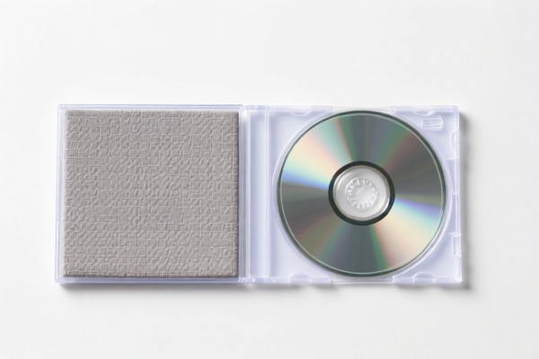 Household CD Cases with Outer Surface of Plastics or Textile Materials