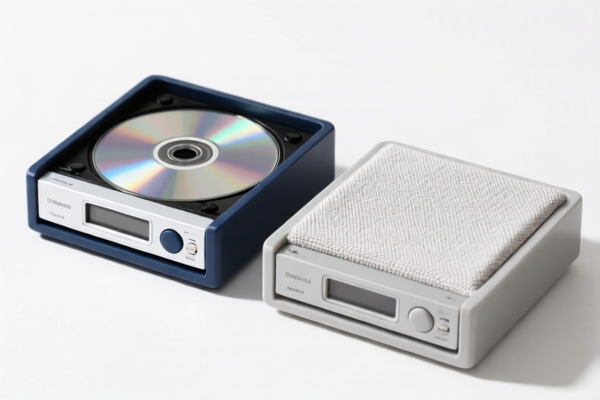Household CD Player Cases with Outer Surface of Plastics or Textile Materials