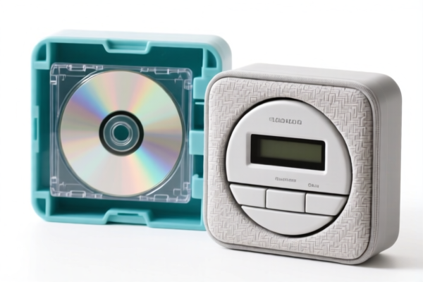 Household CD Player Cases with Outer Surface of Plastics or Textile Materials