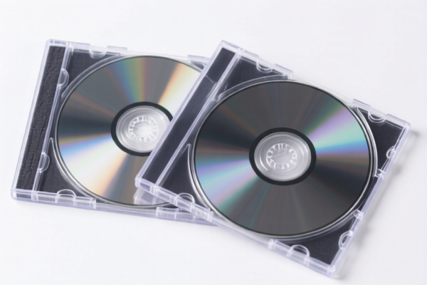 Transparent CD Cases with Outer Surface of Plastics or Textile Materials