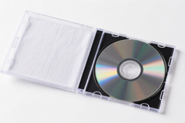 Transparent CD Cases with Outer Surface of Plastics or Textile Materials