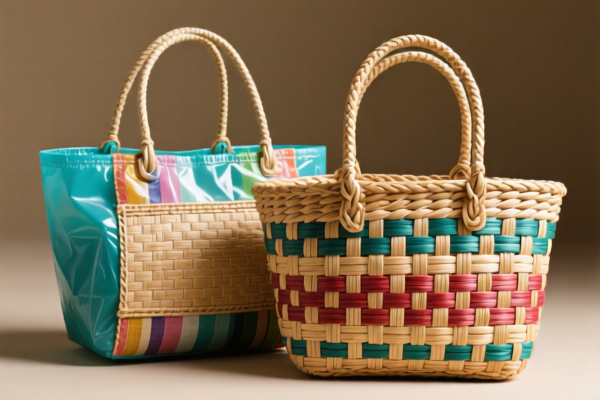 Other Woven Bags with Outer Surface of Plastics or Textile Materials