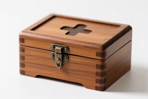 Wooden Medicine Box