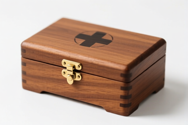 Wooden Medicine Box