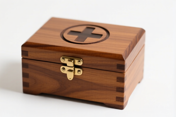 Wooden Medicine Box