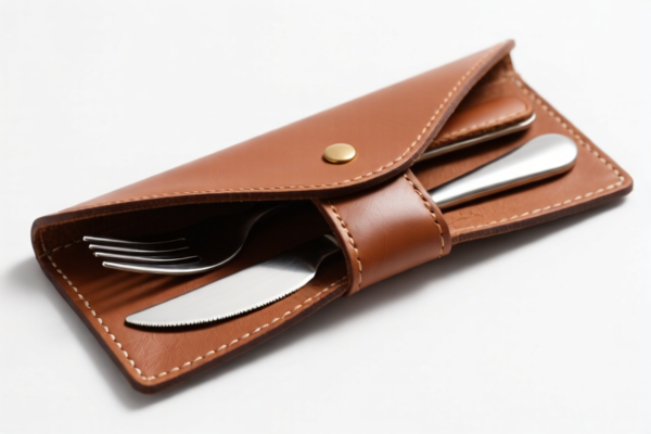 Leather Cutlery Case
