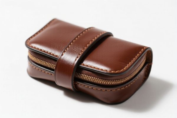 Leather Powder Case