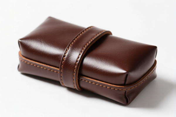 Leather Powder Case