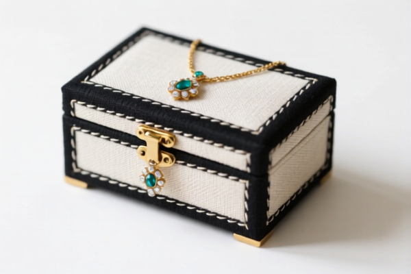 Textile Jewelry Box