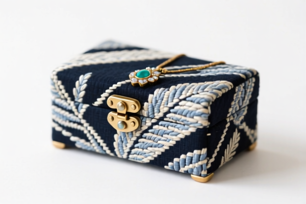 Textile Jewelry Box