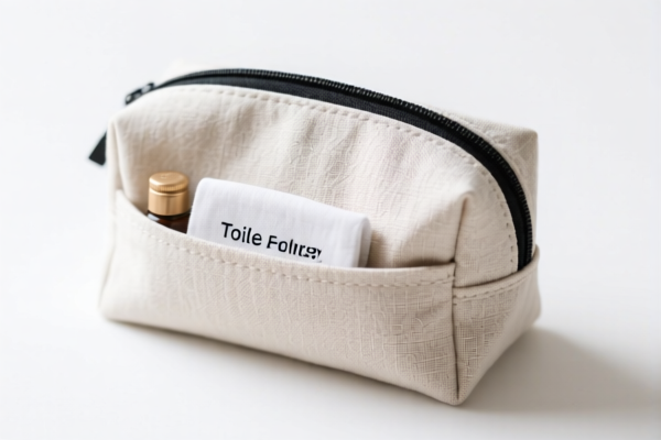 Textile Toiletry Bag