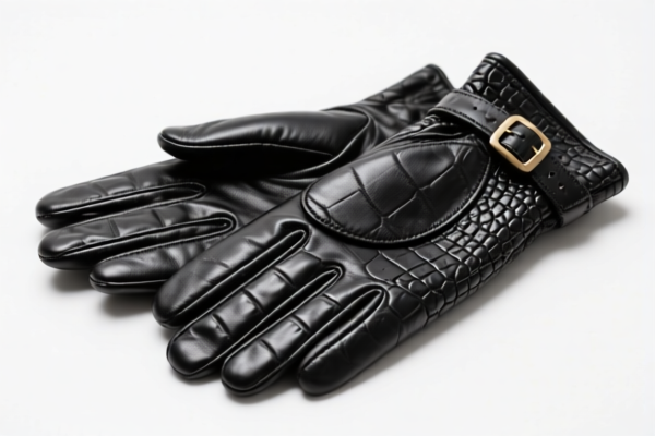 Crocodile Leather Gloves