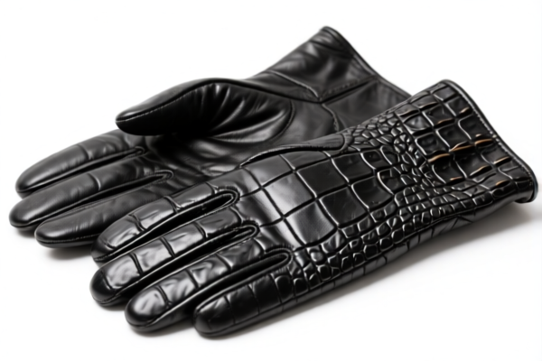 Crocodile Leather Gloves