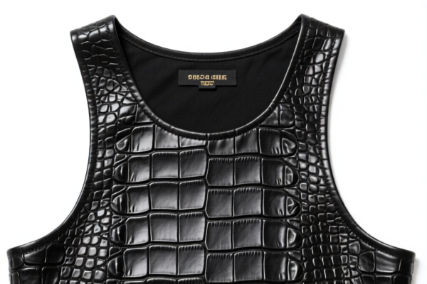 Crocodile Leather Tank Top