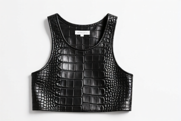 Crocodile Leather Tank Top
