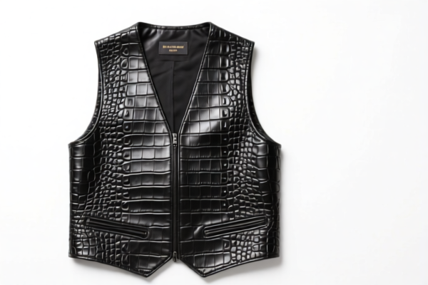 Crocodile Leather Vest