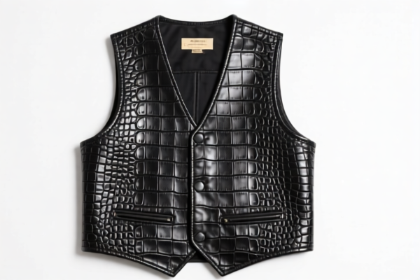 Crocodile Leather Vest