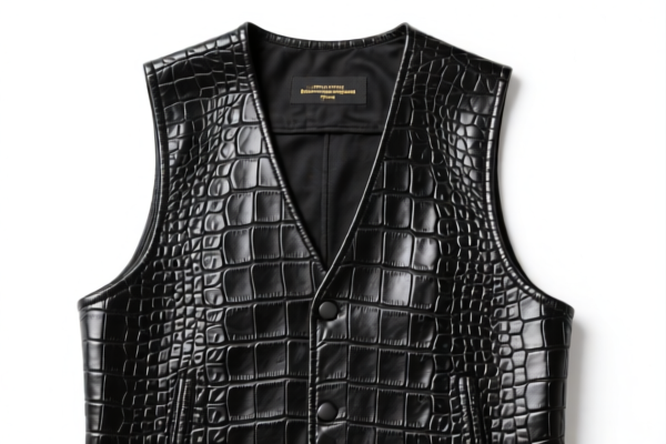 Crocodile Leather Vest