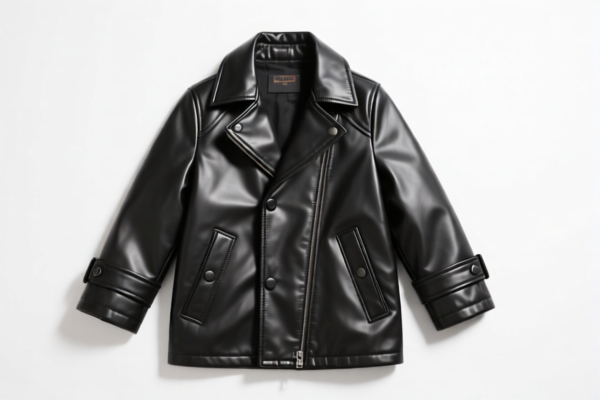 Boys' Synthetic Leather Coat