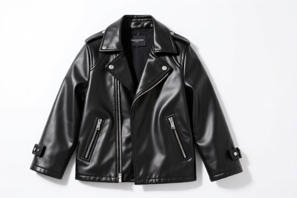 Boys' Synthetic Leather Coat