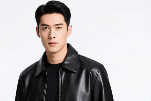 Men's Synthetic Leather Casual Jacket