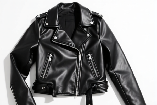 Girls' Synthetic Leather Jacket