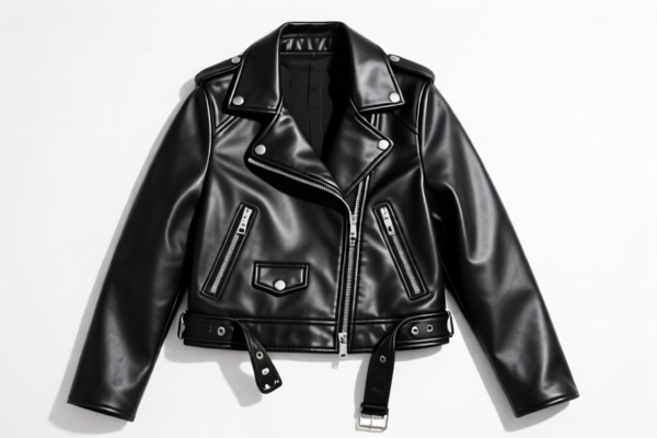 Girls' Synthetic Leather Jacket