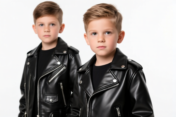 Boys' Imitation Leather Outerwear