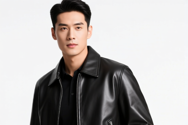 Men's Genuine Leather Casual Jacket