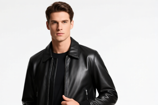 Men's Genuine Leather Casual Jacket