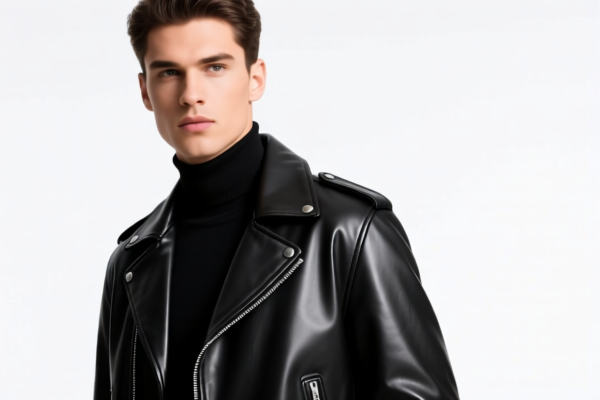 Men's Imitation Leather Outerwear