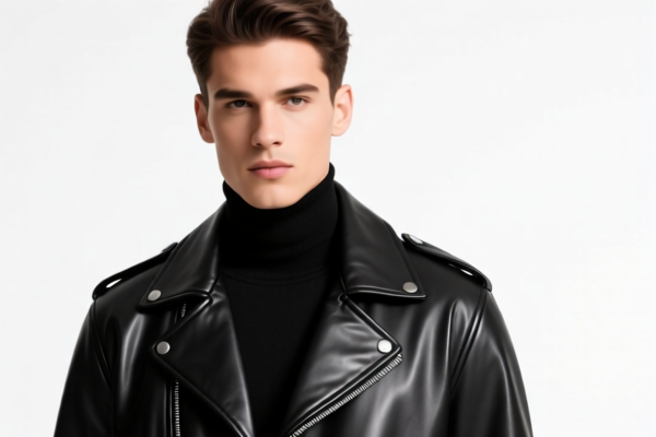 Men's Imitation Leather Outerwear