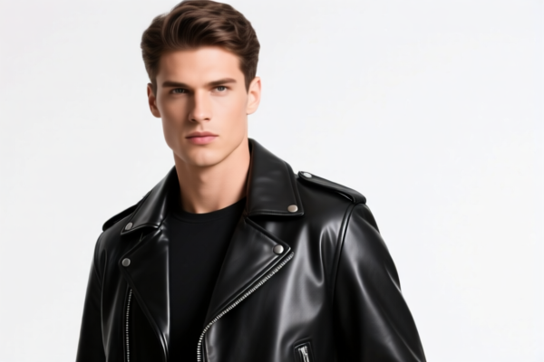 Men's Imitation Leather Outerwear
