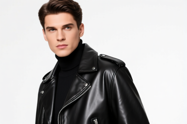 Men's Imitation Leather Outerwear