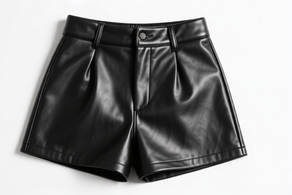 Women's Synthetic Leather Shorts