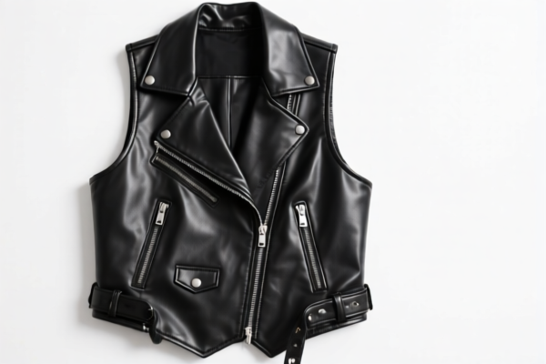 Women's Synthetic Leather Vests